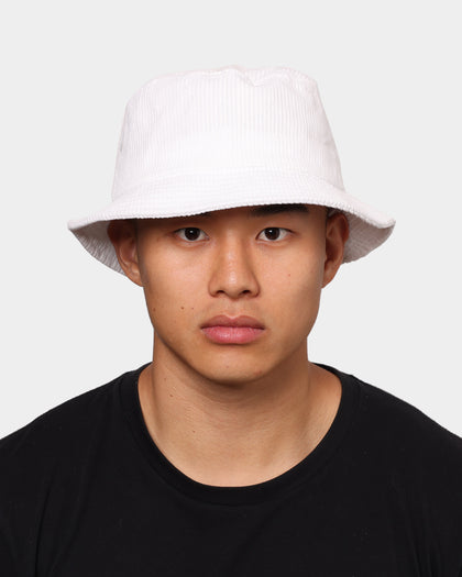 EN ES Corduroy Bucket Hat White