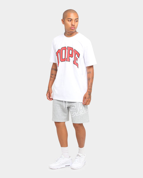 DOPE Arch Logo Short Sleeve T-Shirt White/Red