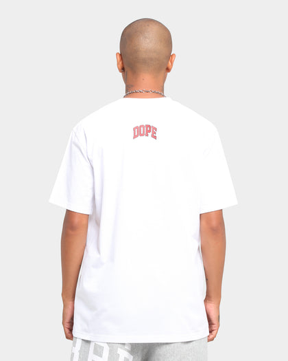 DOPE Arch Logo Short Sleeve T-Shirt White/Red