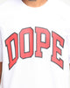 DOPE Arch Logo Short Sleeve T-Shirt White/Red