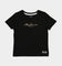 Lil Homme Kid's Paris City Classique Short Sleeve T-Shirt Black/Gold