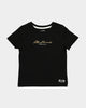Lil Homme Kid's Paris City Classique Short Sleeve T-Shirt Black/Gold
