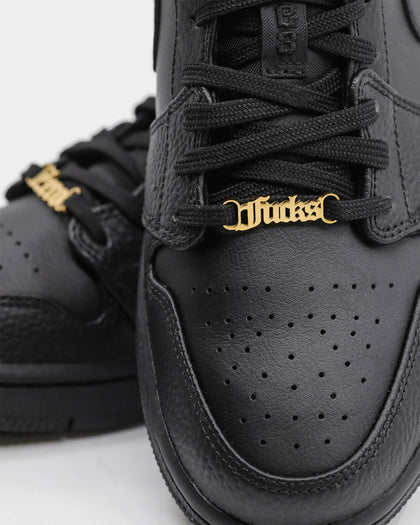 Raising Hell Women's Zero F*cks Shoe Charm Gold