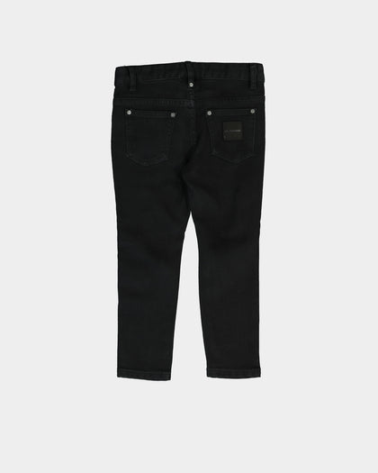 Lil Homme Rugueux Distressed Jean Black