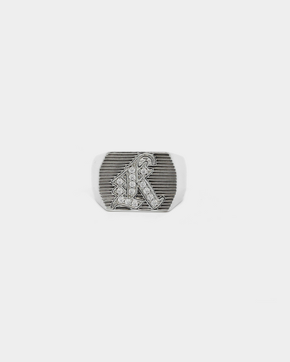 Last Kings Supremacy Ring Iced Silver