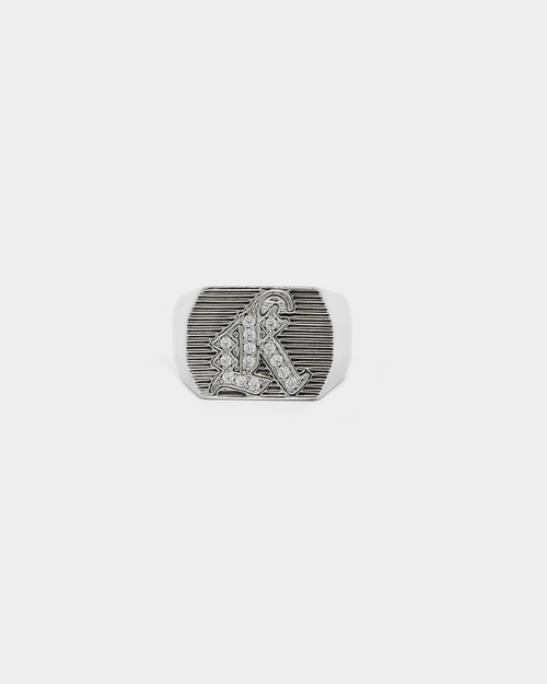 Last Kings Supremacy Ring Iced Silver