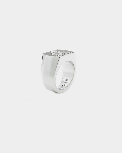 Last Kings Supremacy Ring Iced Silver
