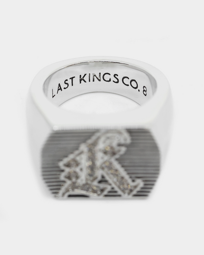 Last Kings Supremacy Ring Iced Silver