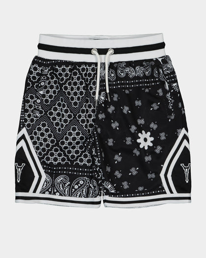 Lil Hommé Kid's BU Basketball Shorts Black