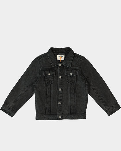 EN ES Kids' Realist Denim Jacket Black Wash