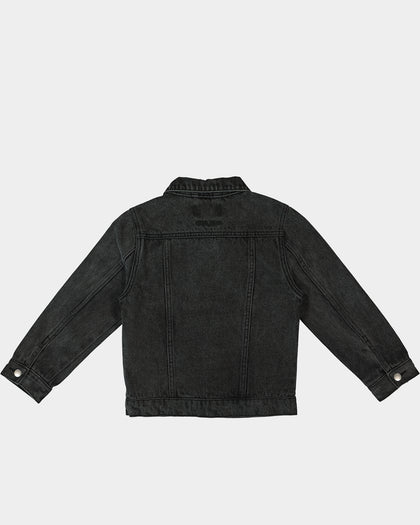 EN ES Kids' Realist Denim Jacket Black Wash