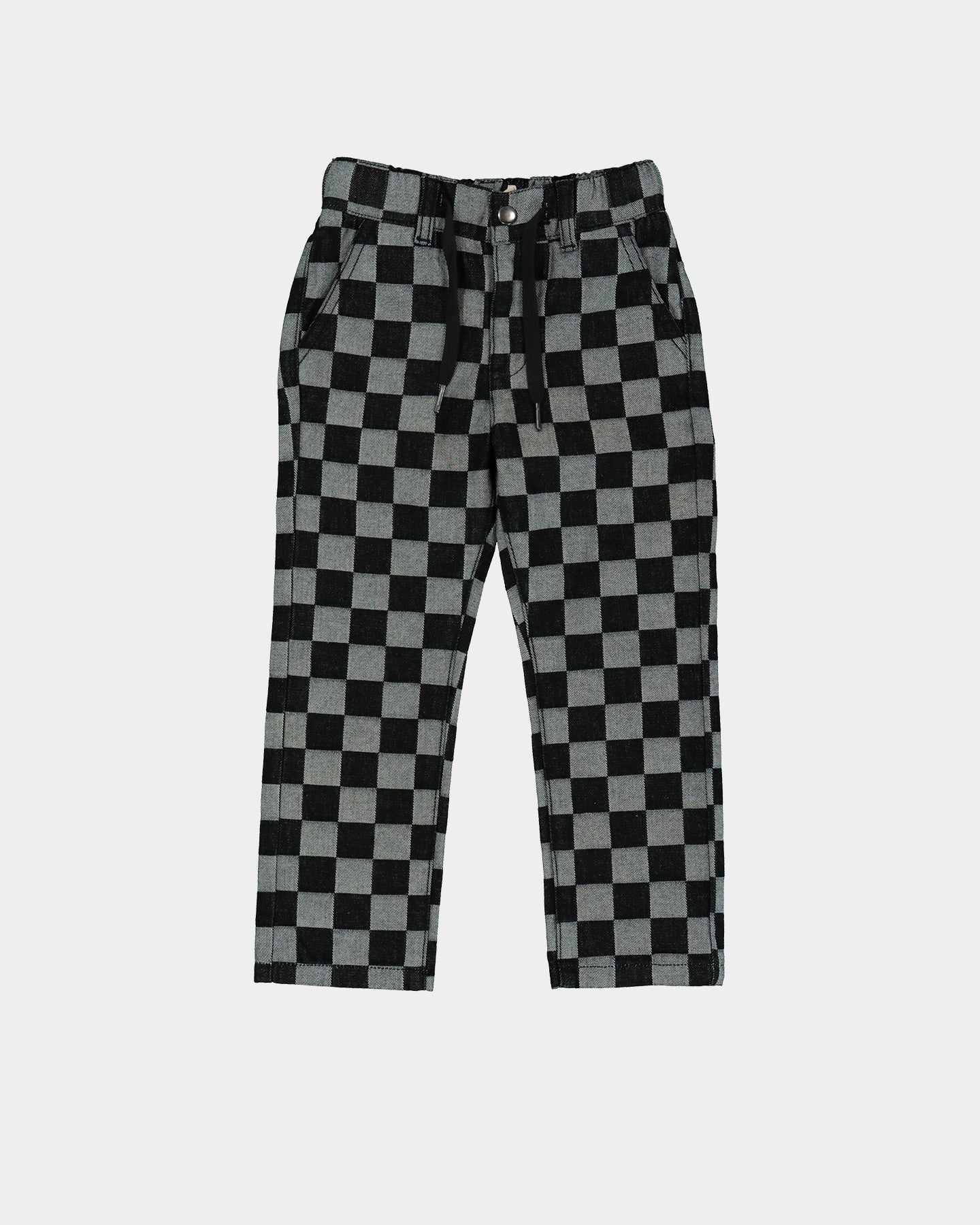 EN ES KIDS Kid's 90's Checkerboard Pants Black Check | Culture Kings