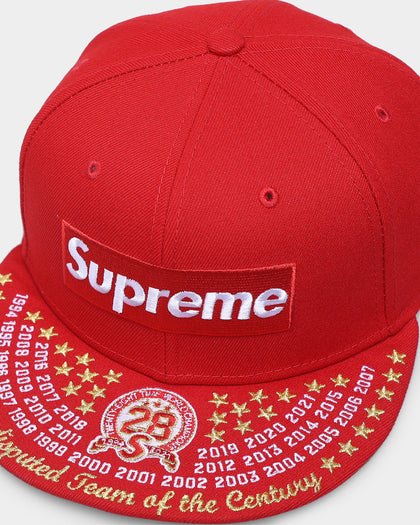 Supreme X New Era Undisputed 59FIFTY Fitted Red Culture Kings