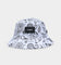 Saint Morta Paisley Skulls Bucket Hat White/Black