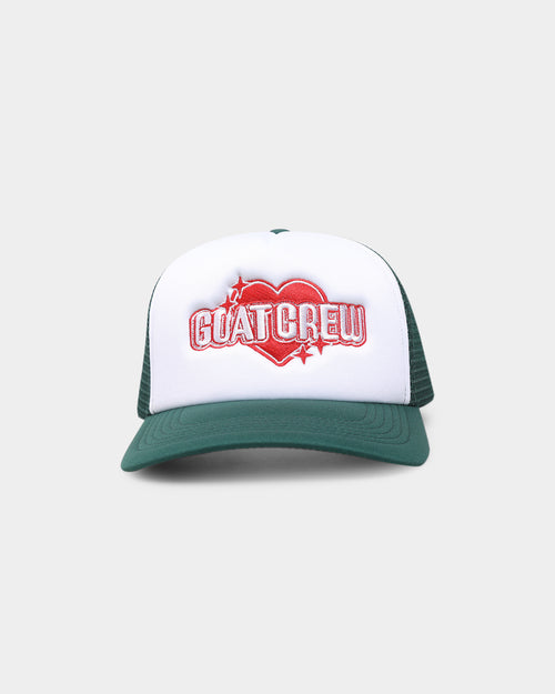 Goat Crew Heart Trucker Snapback White/Bottle
