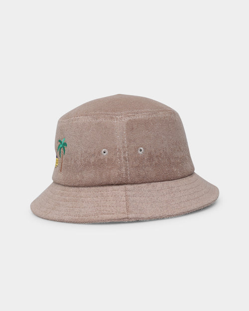 Goat Crew Los Angeles Towel Bucket Hat Tan
