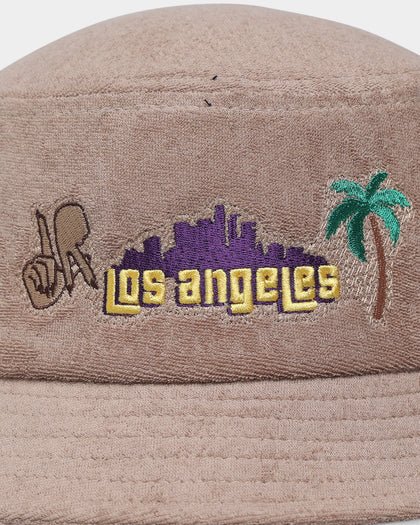 Goat Crew Los Angeles Towel Bucket Hat Tan