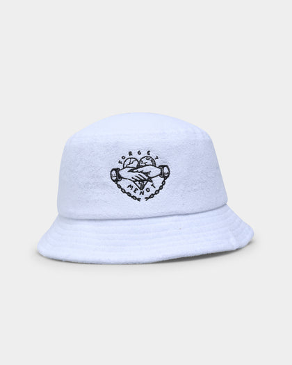 Rats Get Fat Forget Me Bucket Hat White