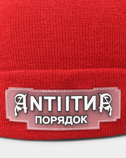The Anti Order Glasnost Beanie Red