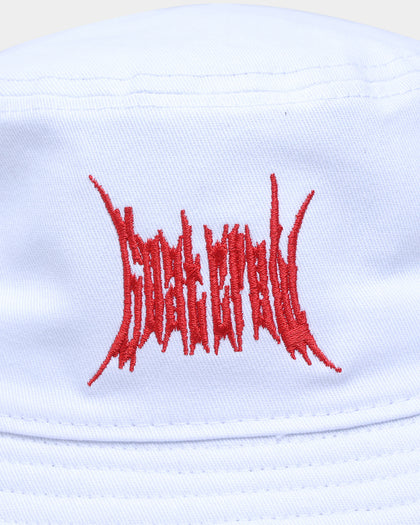 Goat Crew Metal Bucket Hat White