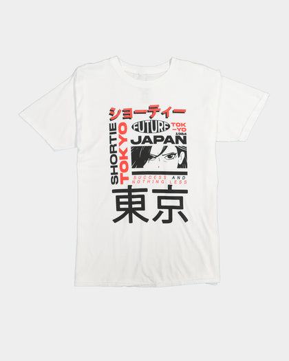 Shortie Kids' Future Anime T-Shirt Off White
