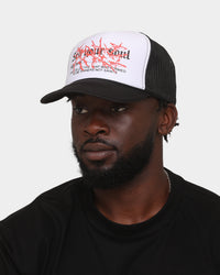 Rats Get Fat Sell Your Soul Trucker Snapback White/Black