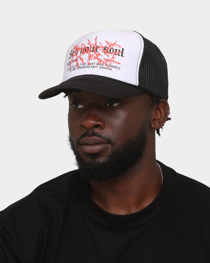 Rats Get Fat Sell Your Soul Trucker Snapback White/Black