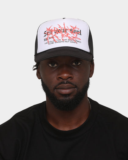 Rats Get Fat Sell Your Soul Trucker Snapback White/Black