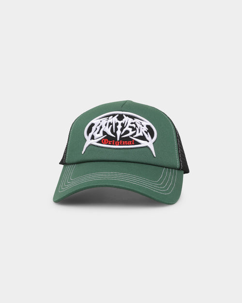 Loiter Metal Badge Trucker Green
