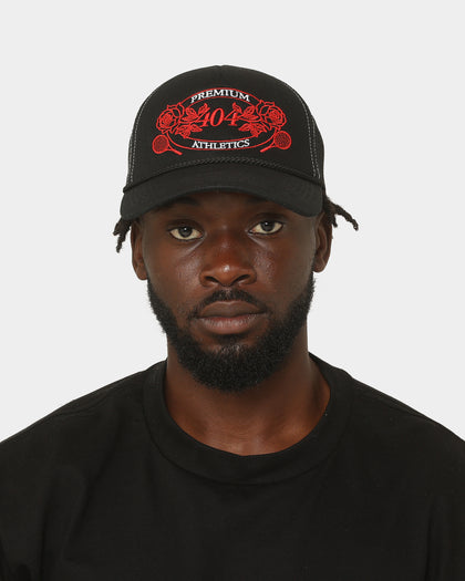 404 Premium Athletics Trucker Snapback Black