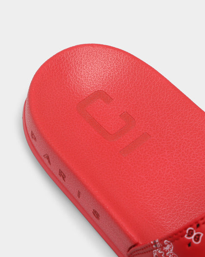Carré Raphael Slides Red