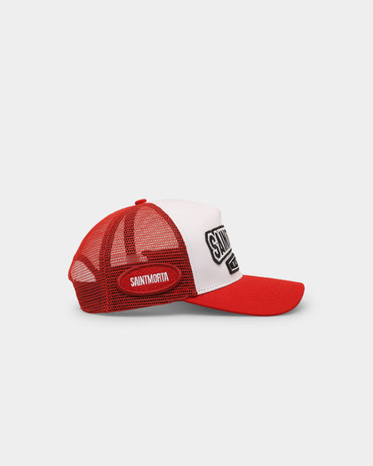 Saint Morta Pro Racing Trucker Cap Snapback Red/White