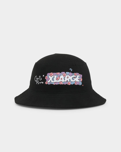 X-Large X Chris Pyrate Bucket Hat Black
