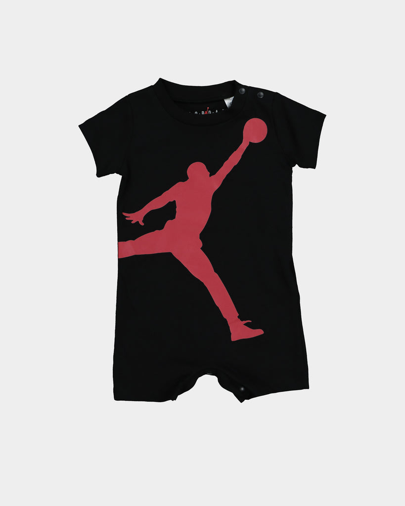 Jordan Infants' Jumpman Knit Romper Black | Culture Kings