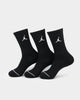 Jordan Jumpman Dri-Fit Crew Socks 3 Pack Black