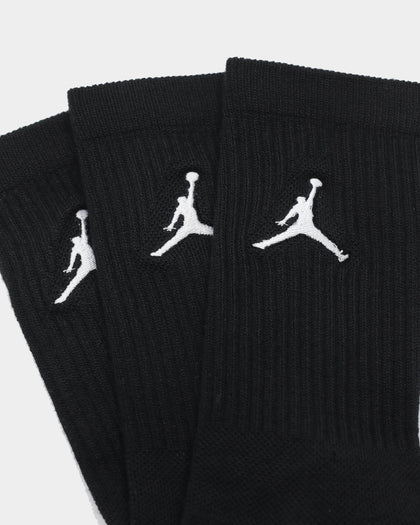 Jordan Jumpman Dri-Fit Crew Socks 3 Pack Black