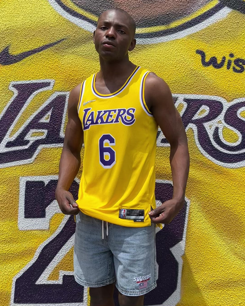 NIKE Jordan LeBron James Los Angeles Lakers #6 (2022) Swingman