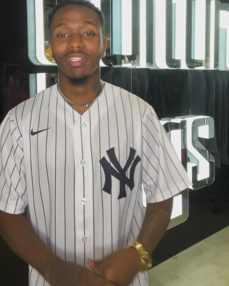 Nike x MLB New York Yankees Offical Rep Home Jersey White/Navy