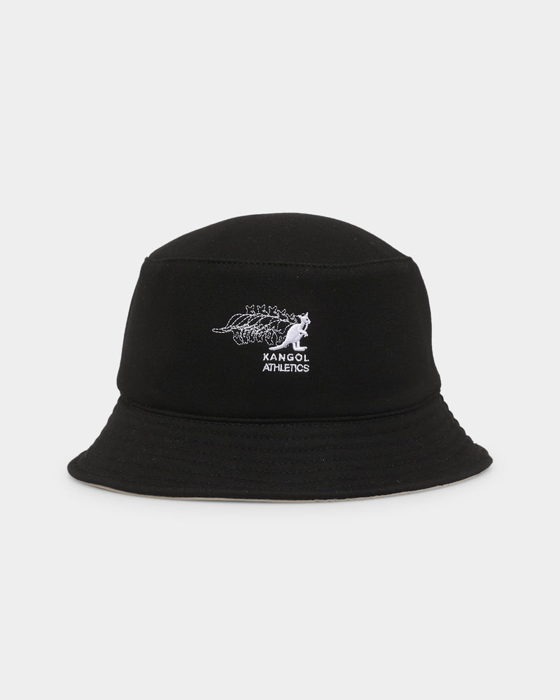 Kangol Club Reversible Bucket Hat Black/Tan