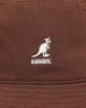 Kangol Washed Bucket Hat Brown