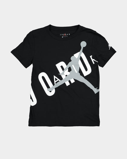 Jordan Kids' Jordan Throw Back Graphic T-Shirt Black