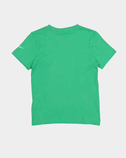 Nike Kids' Ribbon Swoosh T-Shirt Green Shock