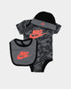 Nike Infants' Camo 3 Piece Set Smoke Grey