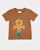 Honor The Gift Kids' Fall Spiritual Warfare T-Shirt Brown