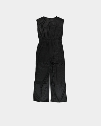 Calvin Klein Kids' Festive Logo Tape Jumpsuit Ck Black