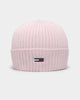 Tommy Jeans TJW Essential Flag Beanie Pale Pink