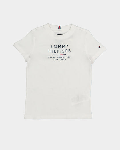 Tommy Hilfiger Kids' TH Logo T-Shirt White
