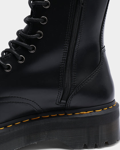 Dr. Martens Jadon 8 Eye Polish Smooth Black