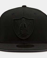 New Era Raiders 59FIFTY Fitted Black/Black