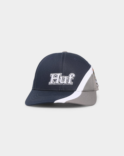 HUF Daytona 6-Panel Curved Visor Snapback Navy